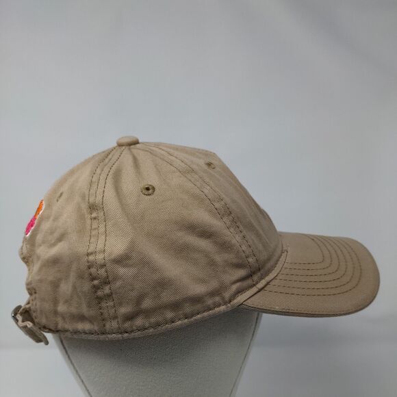 Dunkin' Donuts Slideback Hat Tan OSFA Adjustable Embroidered 6 Panel - Picture 4 of 7